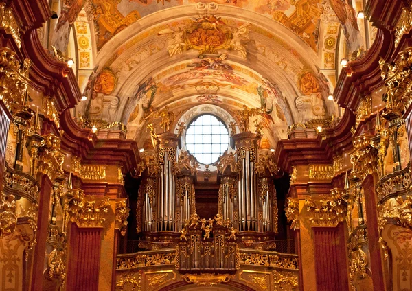 Igreja de São Pedro e Paulo na Abadia de Melk — Fotografia de Stock