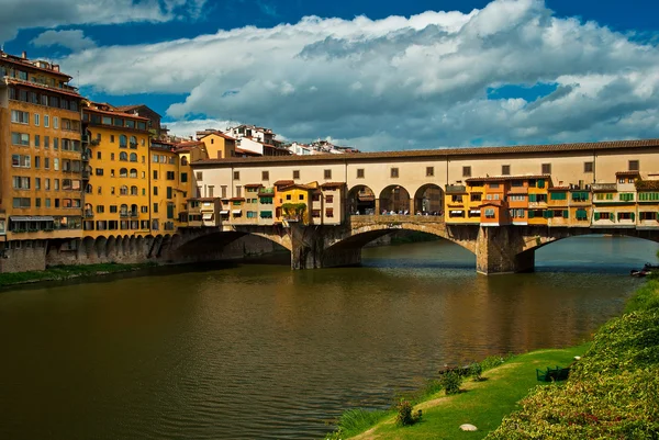 Ponte Vecchio, Firenze, Olaszország — Stock Fotó