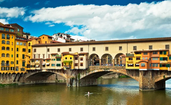 Ponte Vecchio ve Florencii — Stock fotografie