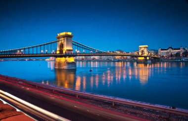 Budapeşte 'deki Zincir Köprüsü