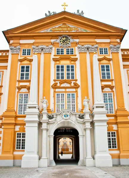 Buitenkant van de abdij van Melk in Oostenrijk — Stockfoto