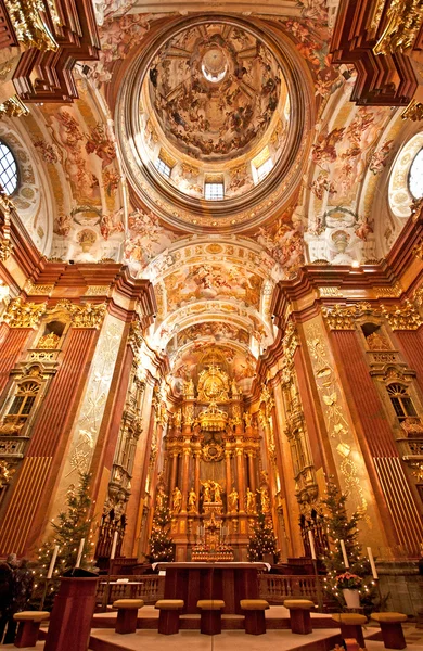 Igreja de São Pedro e Paulo na Abadia de Melk — Fotografia de Stock