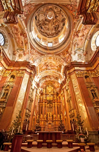 Iglesia de San Pedro y Pablo en la Abadía de Melk —  Fotos de Stock