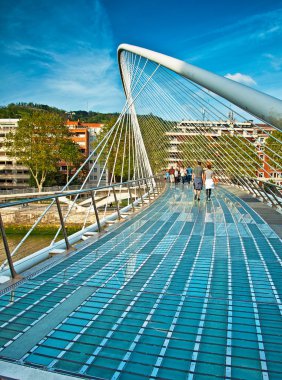 zubizuri Köprüsü de bilbao, İspanya