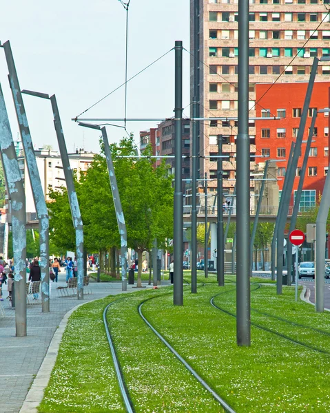 Carril de tranvía —  Fotos de Stock