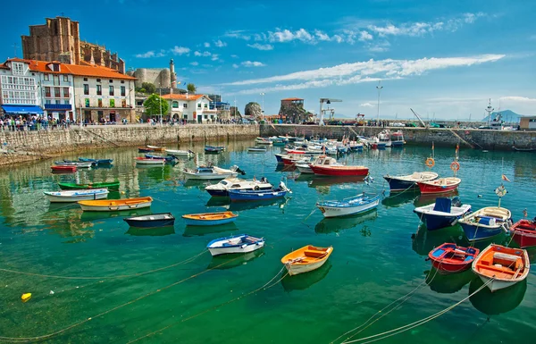 Harbour of Castro Urdiales, Spain — Stock Photo, Image