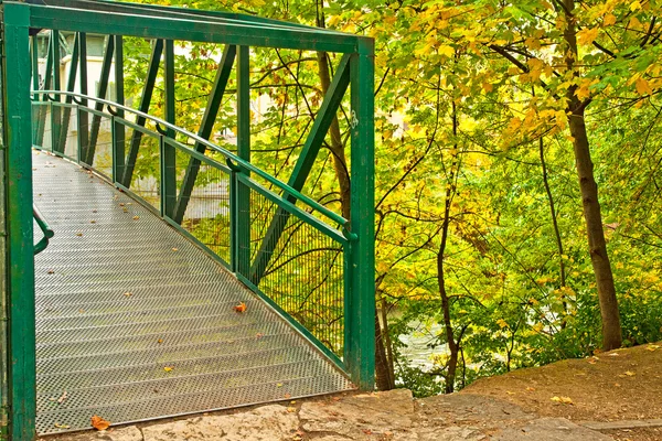 Ponte no parque — Fotografia de Stock