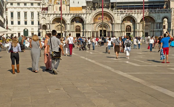 Plaza de San Marcos en Venecia — Foto de Stock