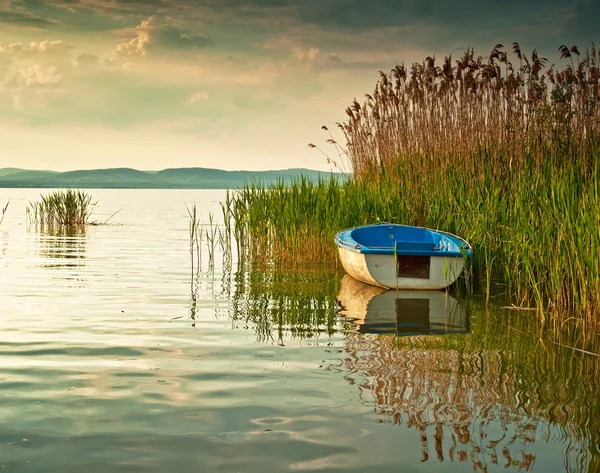 Hermoso paisaje con puesta de sol —  Fotos de Stock