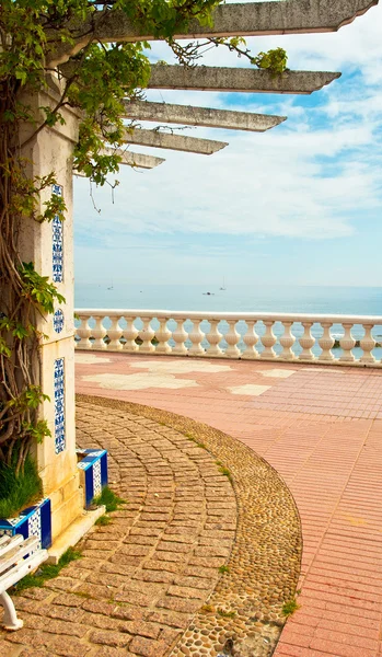 Belle terrasse méditerranéenne — Photo