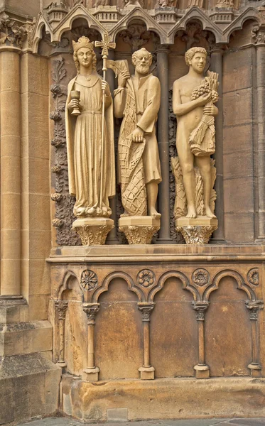 Heykeller Trier Katedrali — Stok fotoğraf
