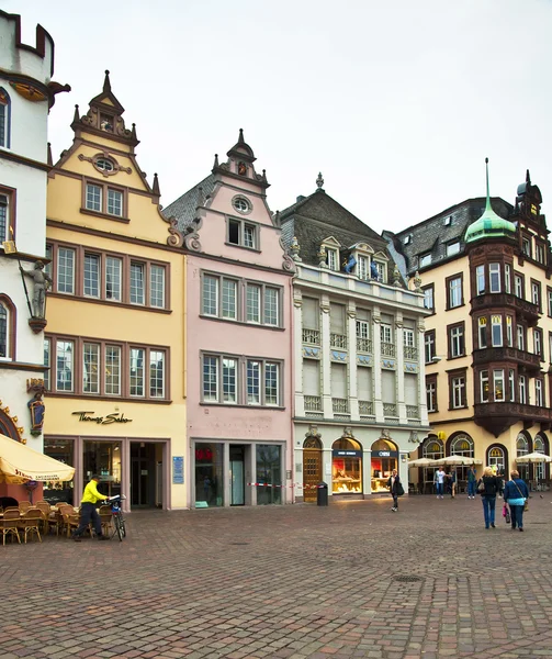 Market square in Trier — Stock Photo, Image