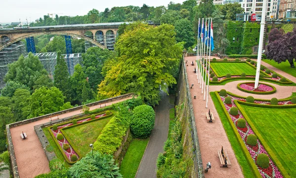 Place de la Constitution of Luxembourg — Stock Photo, Image