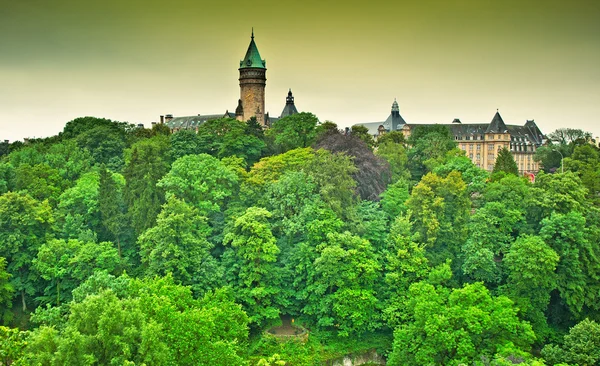 Famoso castello di Lussemburgo — Foto Stock