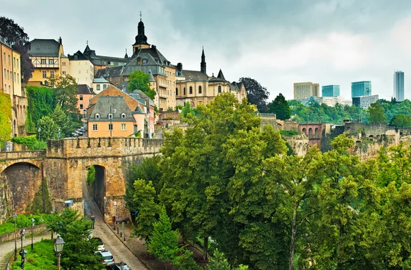 Centro storico di luxembourg — Foto Stock