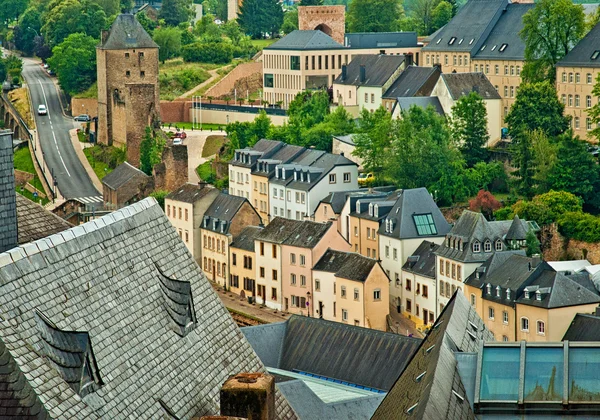 Stare miasto luxembourg — Zdjęcie stockowe