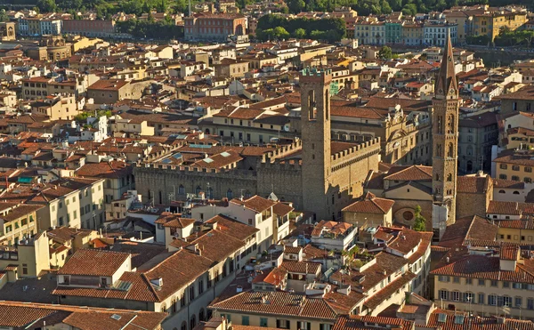 Pohled na město z Florencie — Stock fotografie
