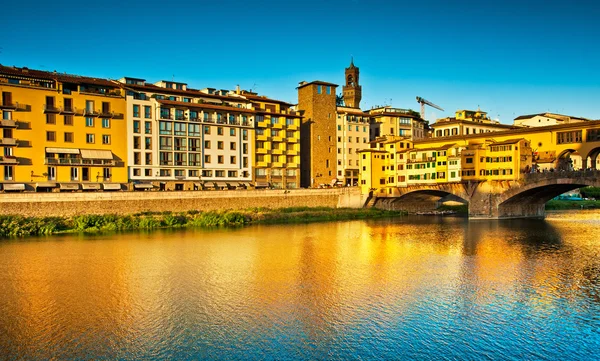 Ponte Vecchio ve Florencii — Stock fotografie