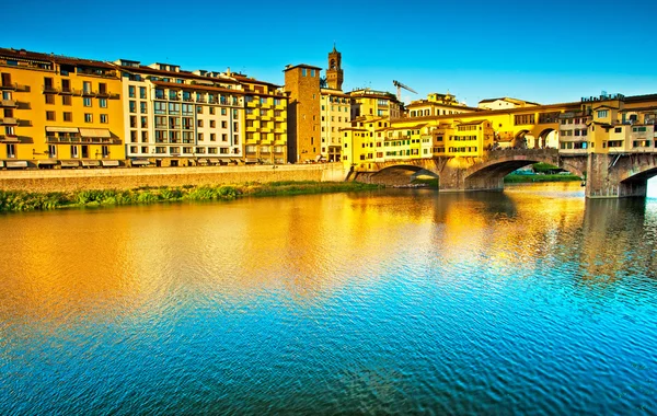 Ponte Vecchio ve Florencii — Stock fotografie