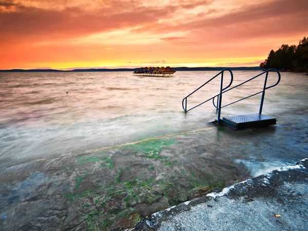 Beau lac Balaton — Photo