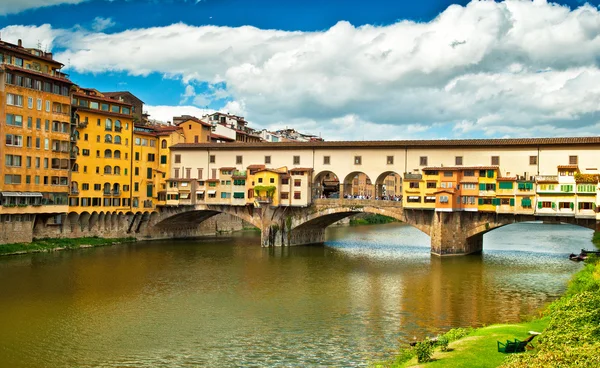 Ponte vecchio in florence, italsky — Stock fotografie