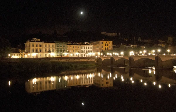 Nattutsikt över Florens, Italien — Stockfoto