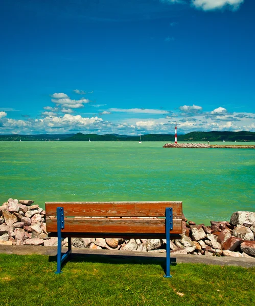 Hermoso lago Balaton — Foto de Stock