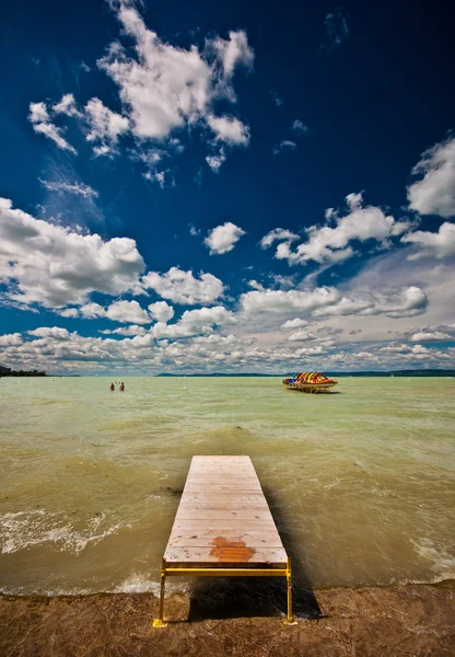 Güzel göl balaton — Stok fotoğraf