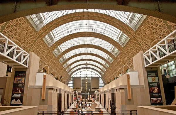 Interiér Musée d'Orsay v Paříži — Stock fotografie