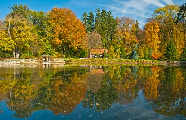 Perfekta färgstarka landskap — Stockfoto