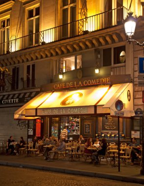 Eski şehir Paris tipik bar