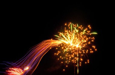 siyah renk fireworks
