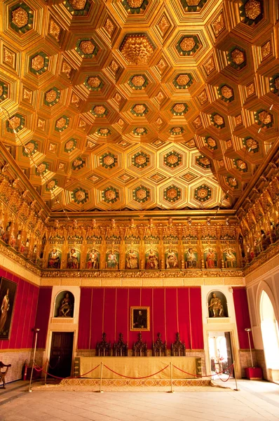 Interior do famoso Alcazar de Segóvia — Fotografia de Stock