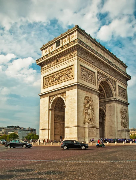 Arc de triomphe，法国巴黎 — 图库照片