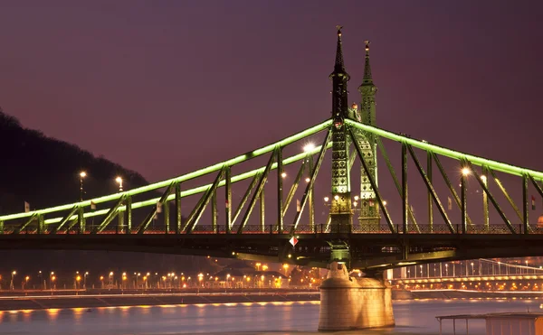 Puente de la cadena en Budapest — Foto de Stock