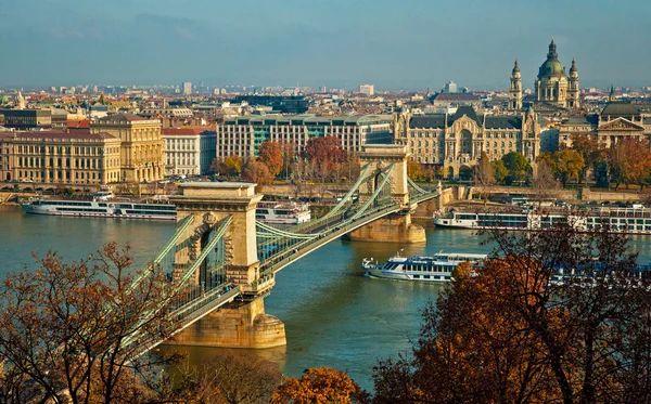 Řetězový most, Budapešť — Stock fotografie