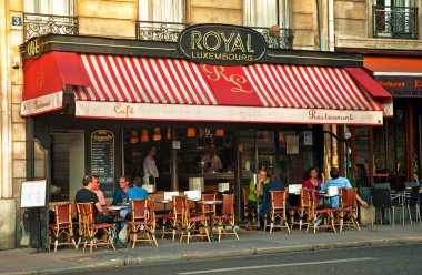 Eski şehir Paris tipik bar