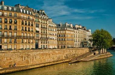 Eski şehir Paris güzel görünüm