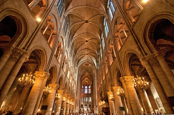 Berömda Notre Dame de Paris — Stockfoto