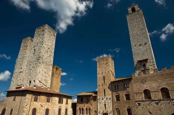 Campo Square mit Mangiaturm, Siena — Stockfoto