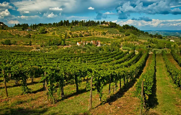 San gimignano village, Italië — Stockfoto