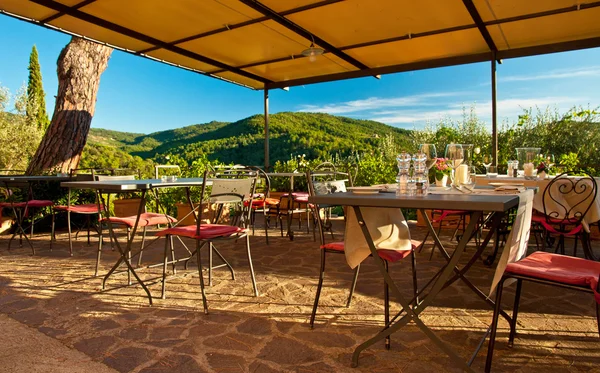 Accogliente caffetteria in Toscana — Foto Stock