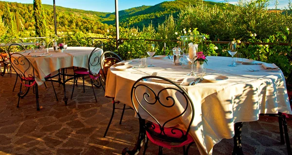 Accogliente caffetteria in Toscana — Foto Stock