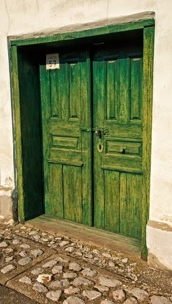 Old facade of a wine cellar — Stock Photo, Image