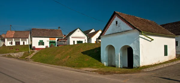 Nice old wine cellars in Palkonya — Stock Photo, Image