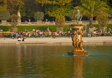 Jardin du Luxembourg Paris görünümünü