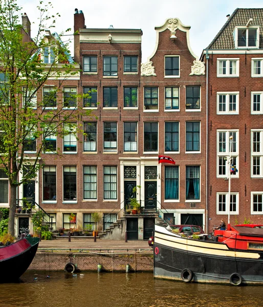 Canales de Ámsterdam y calles —  Fotos de Stock