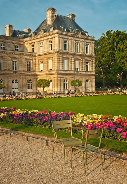 Kilátás nyílik a Jardin du Luxembourg Párizs — Stock Fotó