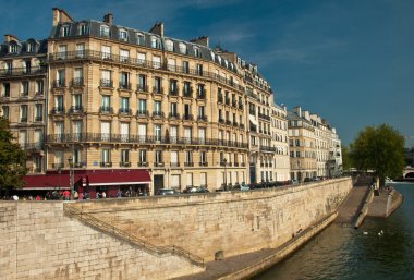 Eski şehir Paris güzel görünüm
