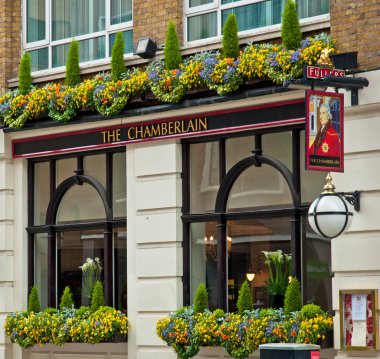 Londra'nın tipik İngiliz pub